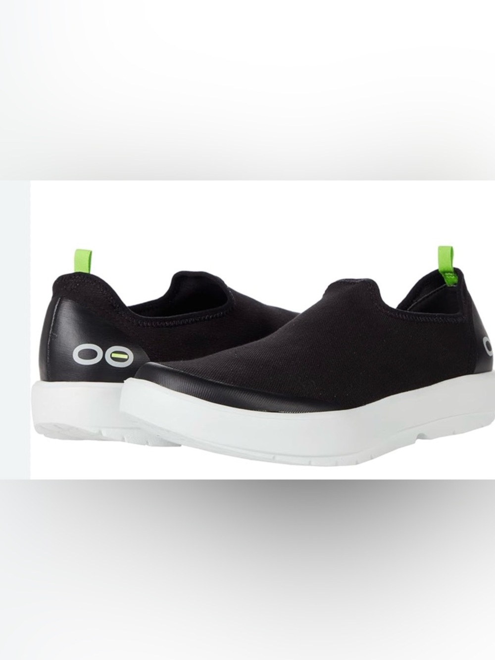 OOFOS OOmg Eezee low Black Slip-On Athletic Shoes.  Gently used SZ 7.5 - Picture 5 of 8